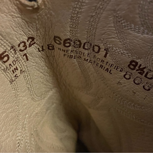 1970’s Vintage Men’s Embroidered Python Snakeskin Brown Leather Boots - Picture 8 of 9